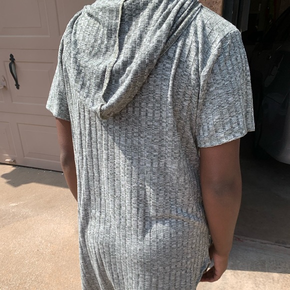 Camo Green Dress w/ Hood and Zipper - Picture 3 of 3